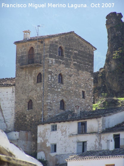 Castillo de la Yedra - Castillo de la Yedra. Torren del tercer recinto convertido en vivienda