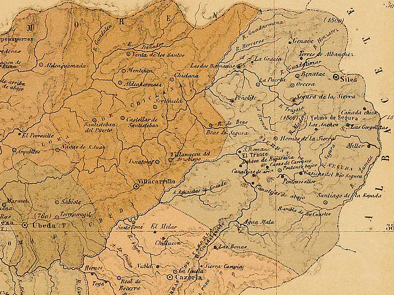 Ro Guadalquivir - Ro Guadalquivir. Mapa 1879