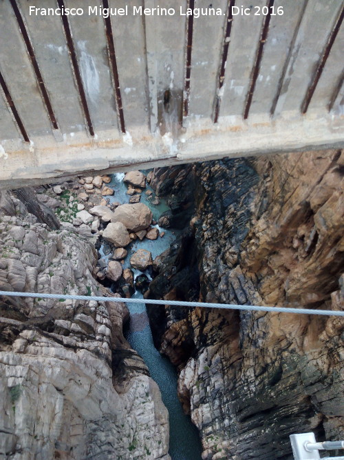 Ro Guadalhorce - Ro Guadalhorce. Desde el Puente Colgante de los Gaitanes