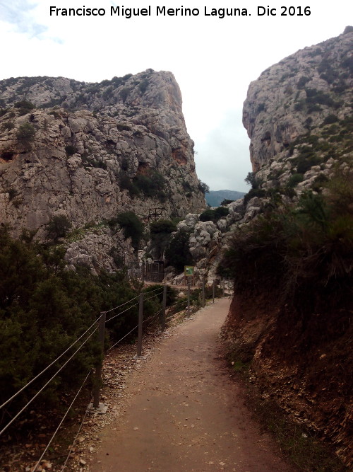 Caminito del Rey - Caminito del Rey. Inicio del camino