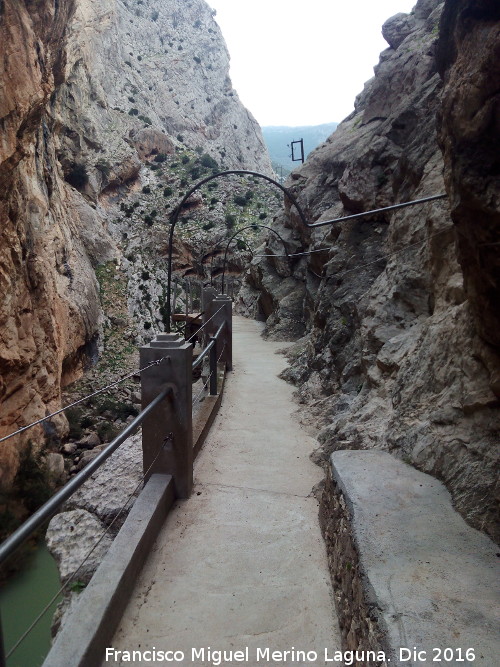 Caminito del Rey - Caminito del Rey. Tramo del Gaitanejo