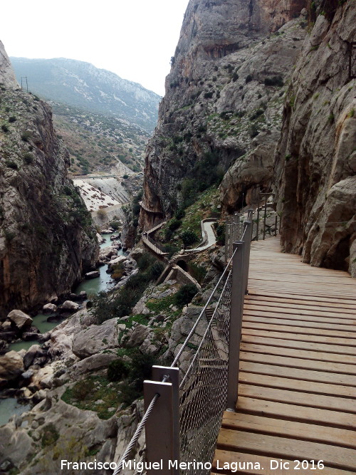 Caminito del Rey - Caminito del Rey. Tramo del Gaitanejo