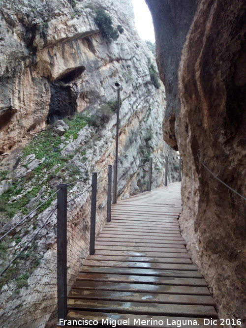 Caminito del Rey - Caminito del Rey. Tramo del Gaitanejo