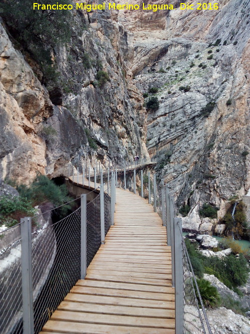 Caminito del Rey - Caminito del Rey. Tramo del Gaitanejo