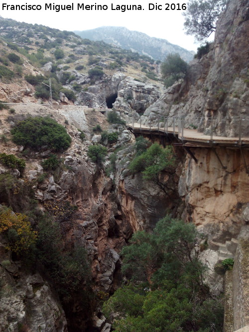 Caminito del Rey - Caminito del Rey. Desde el Puente del Rey