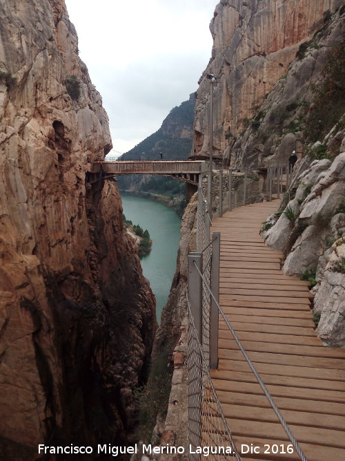 Caminito del Rey - Caminito del Rey. Puente de los Gaitanes