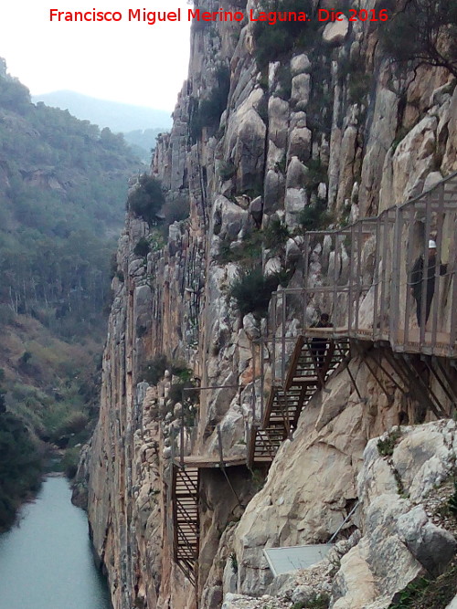 Caminito del Rey - Caminito del Rey. Escaleras