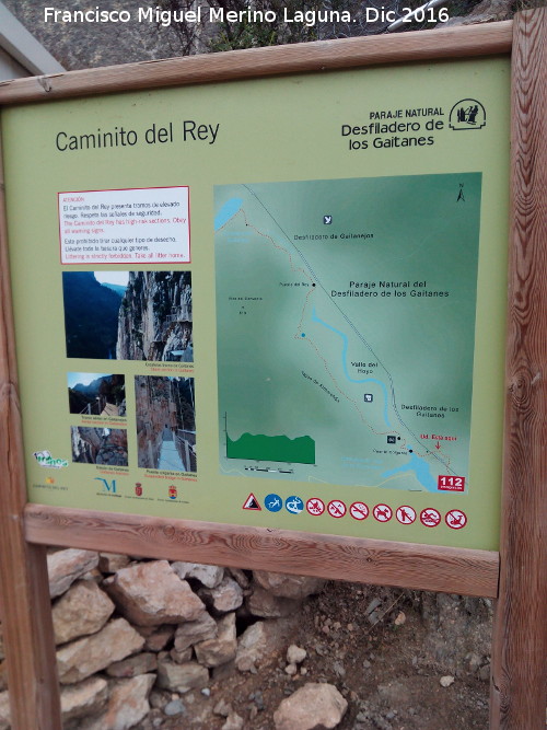 Caminito del Rey - Caminito del Rey. Cartel