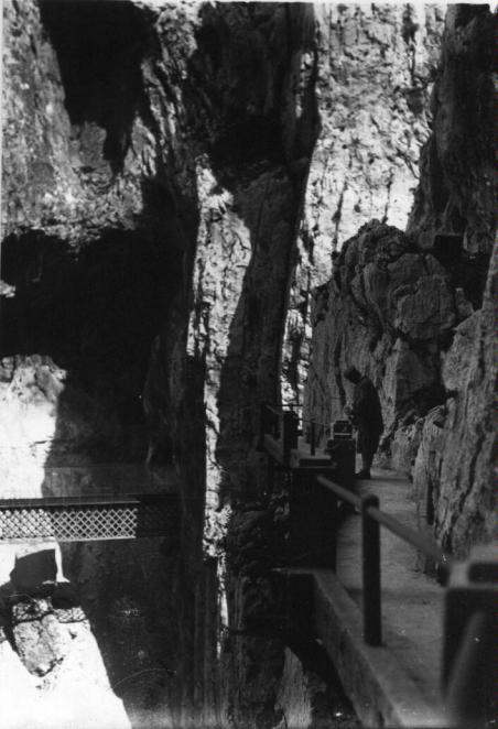 Caminito del Rey - Caminito del Rey. Foto antigua