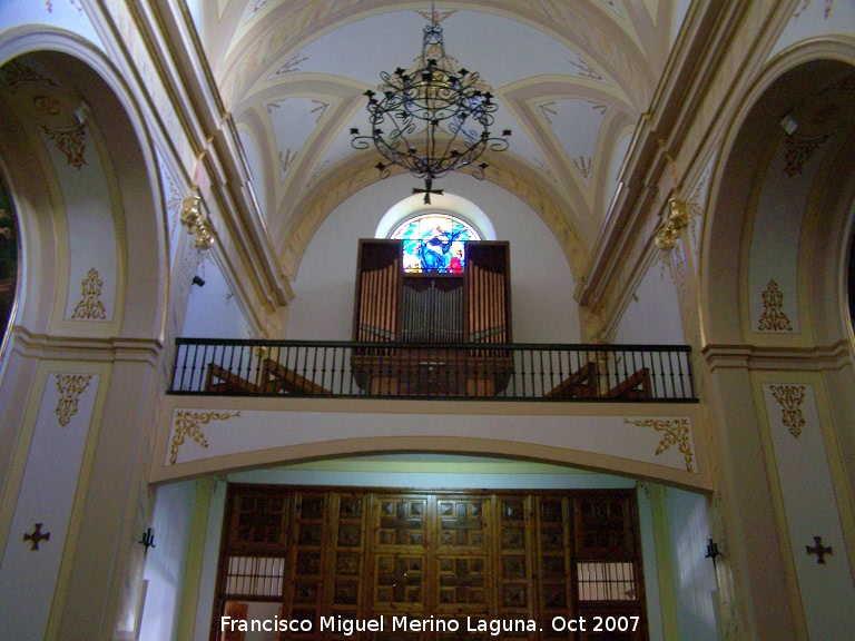 Iglesia de San Jos - Iglesia de San Jos. Coro y rgano