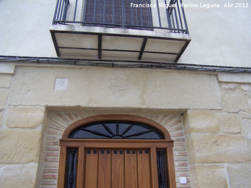 Casa de la Calle Manuel Reyes n 33 - Casa de la Calle Manuel Reyes n 33. Dintel
