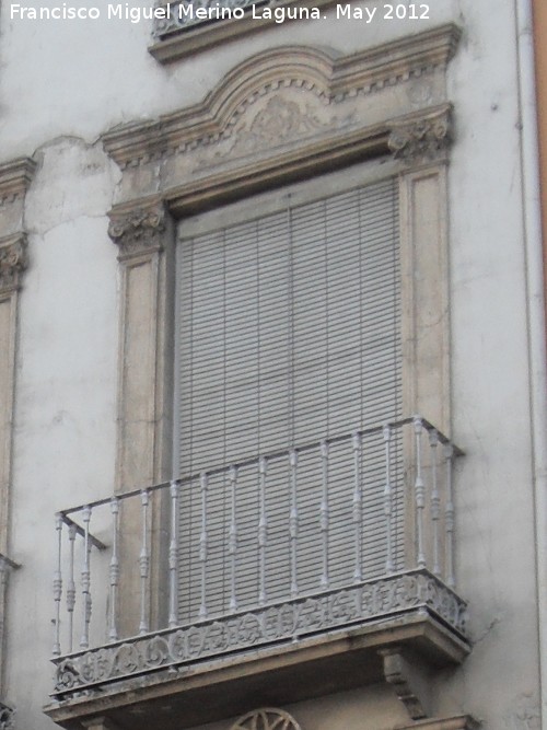 Casa de la Calle Carrera de las Mercedes n 12 - Casa de la Calle Carrera de las Mercedes n 12. Balcn del segundo piso