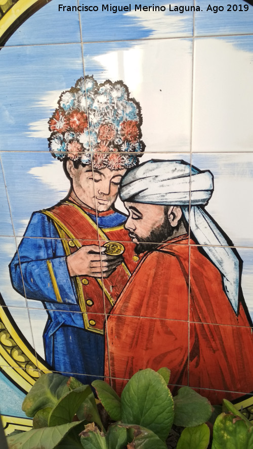Iglesia de los ngeles - Iglesia de los ngeles. Azulejos