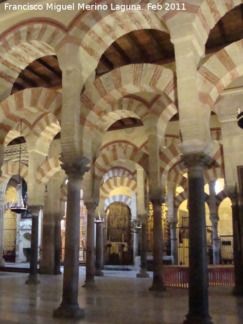 Mezquita Catedral. Ampliacin de Almanzor - Mezquita Catedral. Ampliacin de Almanzor. 