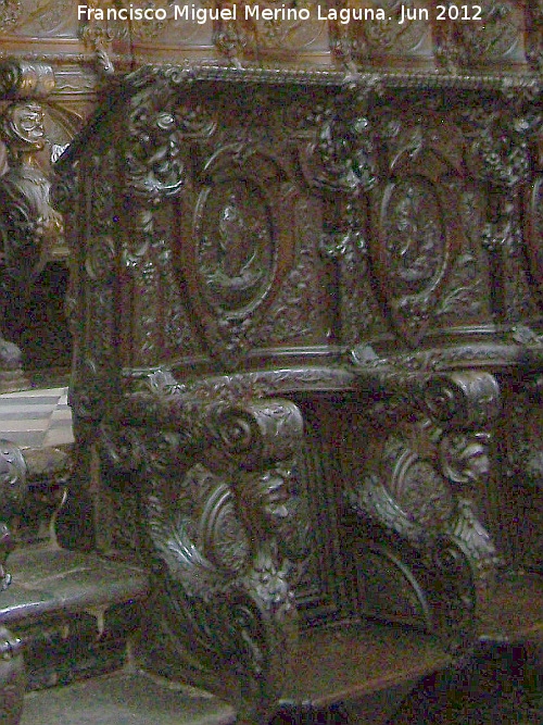 Mezquita Catedral. Coro - Mezquita Catedral. Coro. Asiento bajo