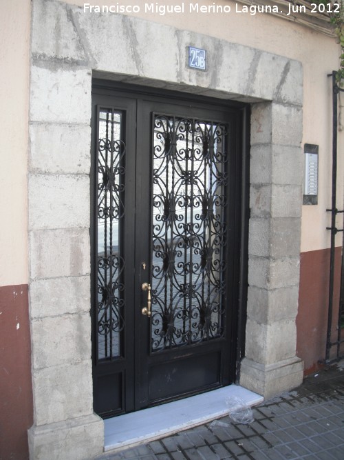 Casa de la Calle Carrera de Jess n 25b - Casa de la Calle Carrera de Jess n 25b. Portada