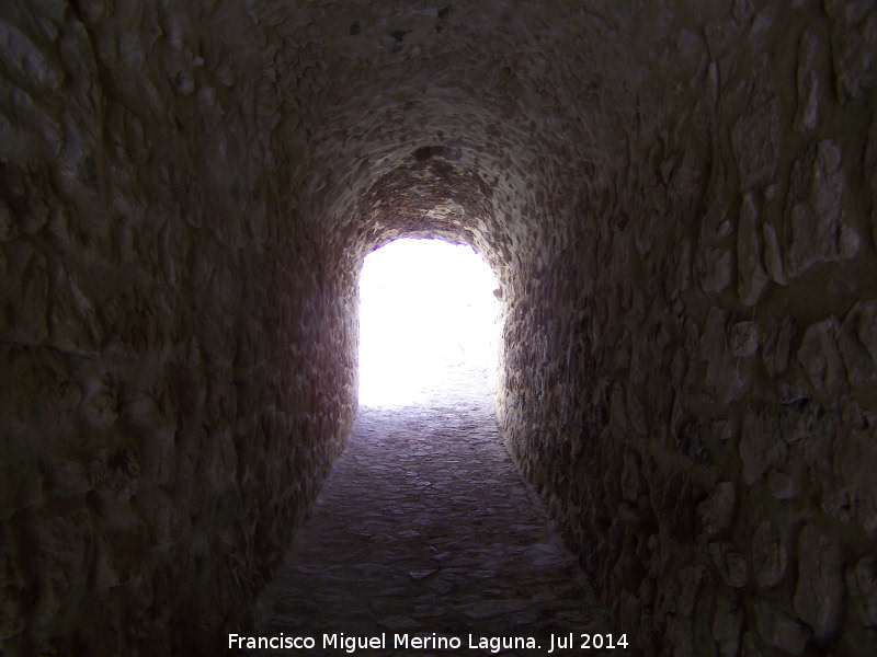 Castillo de Solera - Castillo de Solera. Pasadizo