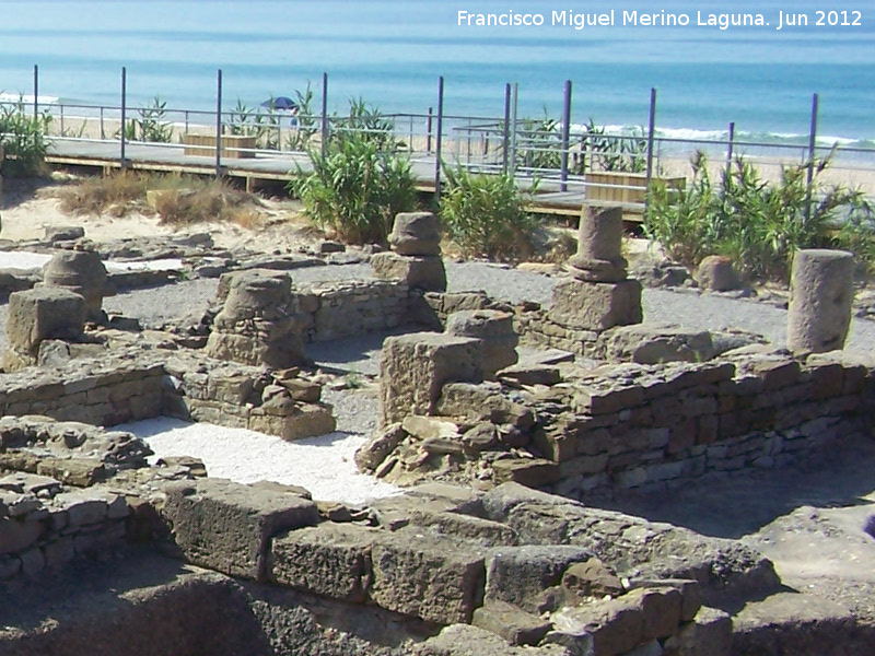 Baelo Claudia. Domus Oeste de la Calle de las Columnas - Baelo Claudia. Domus Oeste de la Calle de las Columnas. Patio