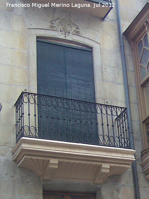 Casa de la Calle Jorge Juan n 19 - Casa de la Calle Jorge Juan n 19. Balcn