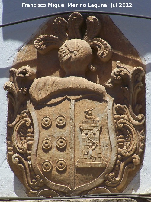 Casa de la Calle Nueva n 16 - Casa de la Calle Nueva n 16. Escudo