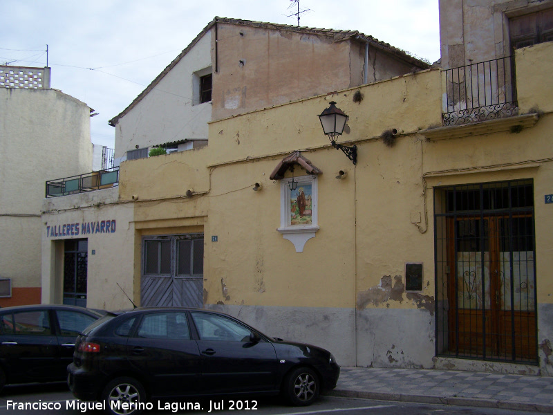 Hornacina de San Antonio Abad - Hornacina de San Antonio Abad. Ubicacin