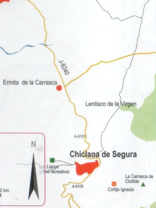 Ermita de Nazaret - Ermita de Nazaret. Mapa