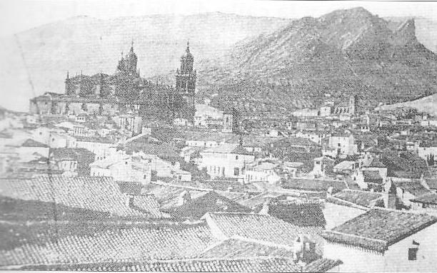 Palacio de la Diputacin - Palacio de la Diputacin. 1900 se puede observar todava la Torre del Convento de San Francisco