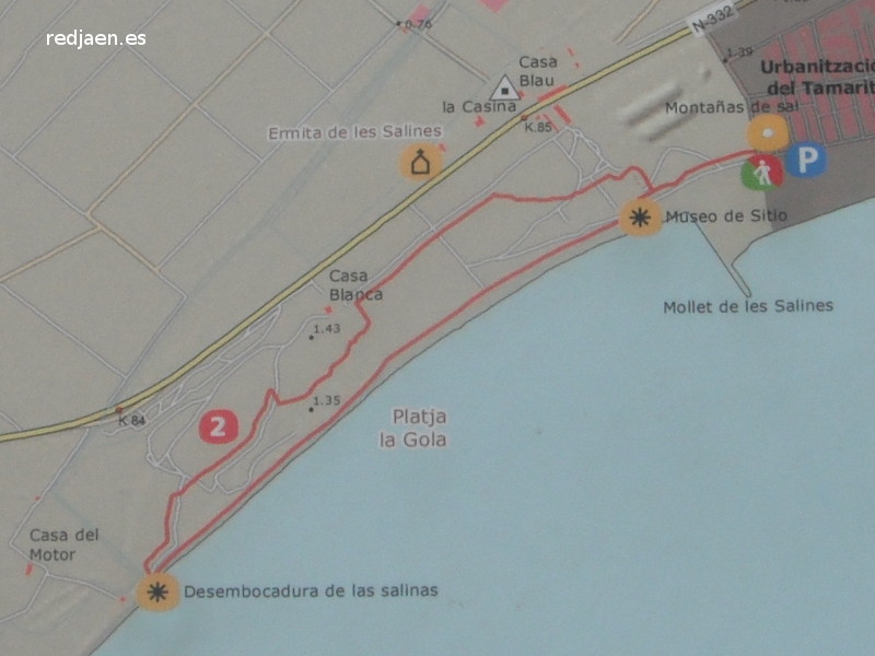 Salinas del Bra del Port - Salinas del Bra del Port. Mapa