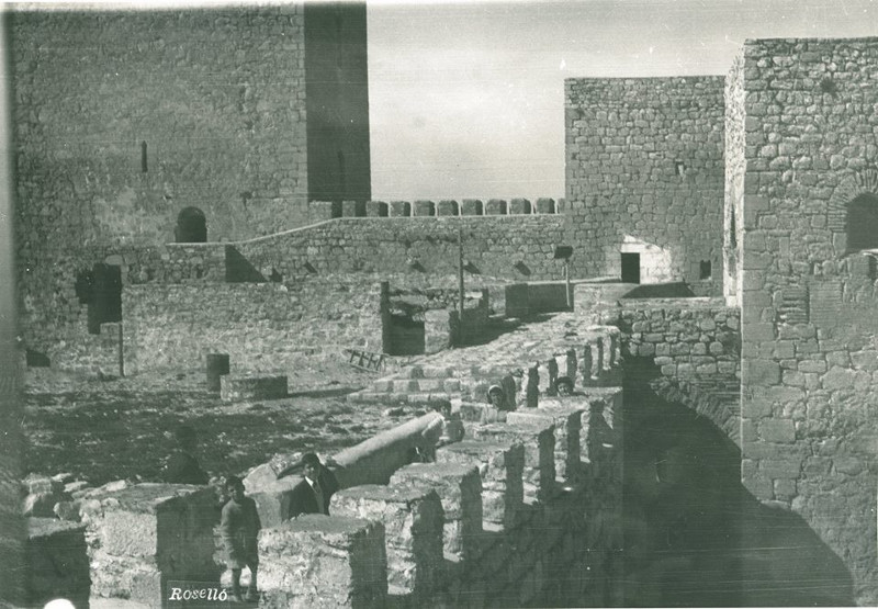 Castillo Nuevo de Santa Catalina - Castillo Nuevo de Santa Catalina. Foto antigua. Foto de Rosell