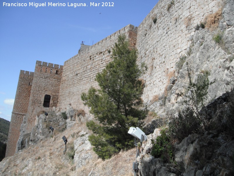 Castillo Nuevo de Santa Catalina - Castillo Nuevo de Santa Catalina. Murallas traseras