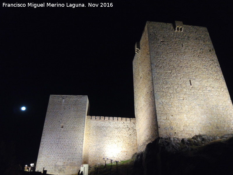 Castillo Nuevo de Santa Catalina - Castillo Nuevo de Santa Catalina. Con la Super Luna