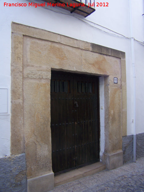 Casa de la Calle Condestable Dvalos n 11 - Casa de la Calle Condestable Dvalos n 11. Portada