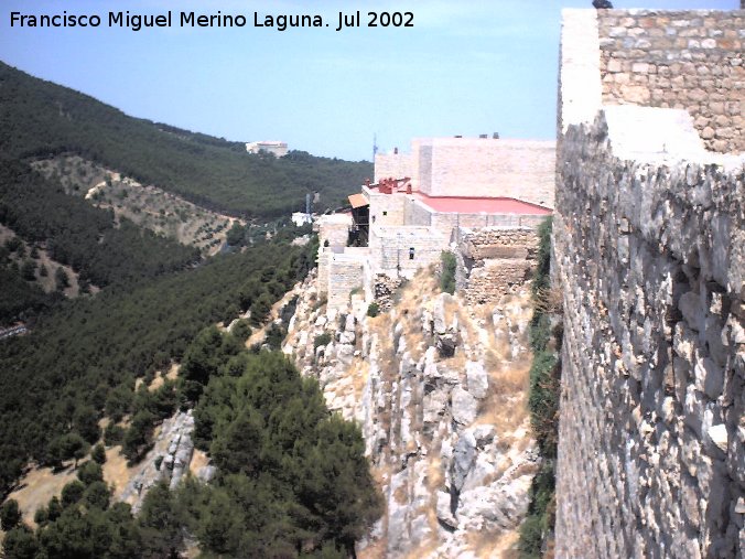 Castillo Viejo de Santa Catalina - Castillo Viejo de Santa Catalina. Detalle de los dos ltimos torreones originales del Alczar Nuevo por la parte trasera