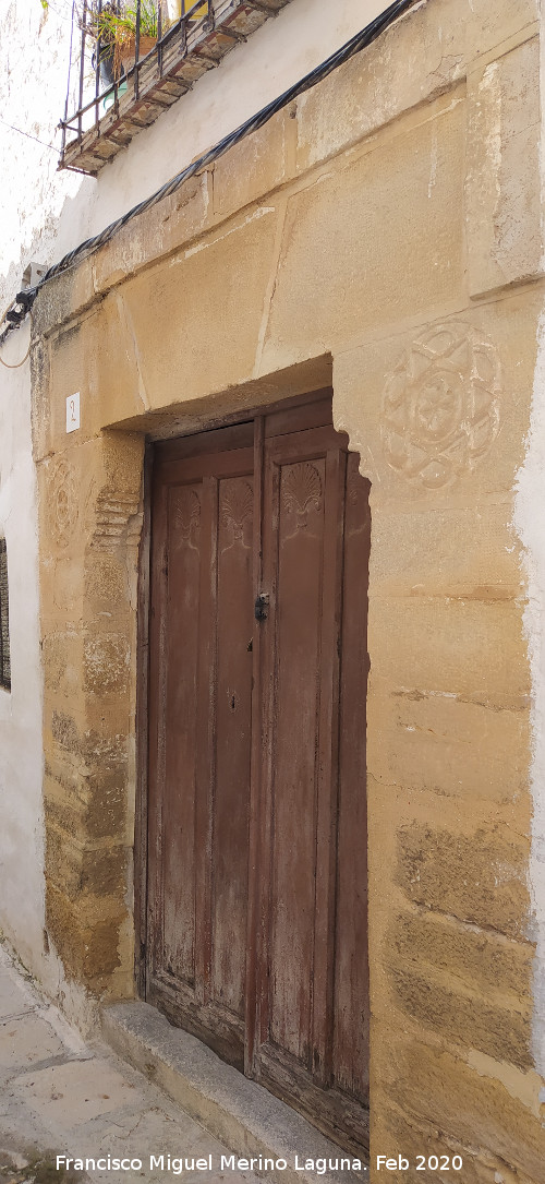 Casa hebrea del Callej�n de Santa Mar�a n� 2 - Casa hebrea del Callej�n de Santa Mar�a n� 2. Portada