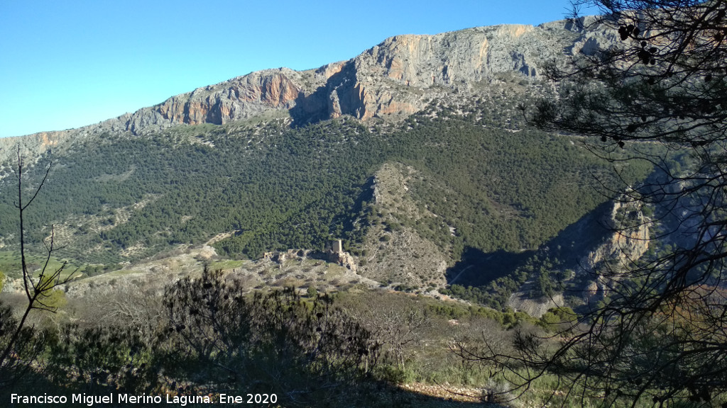 Castillo de Oti�ar - Castillo de Oti�ar. Desde el Cerro Pinillo