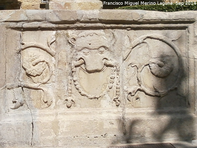 Fuente de la Plaza Vzquez de Molina - Fuente de la Plaza Vzquez de Molina. Relieve