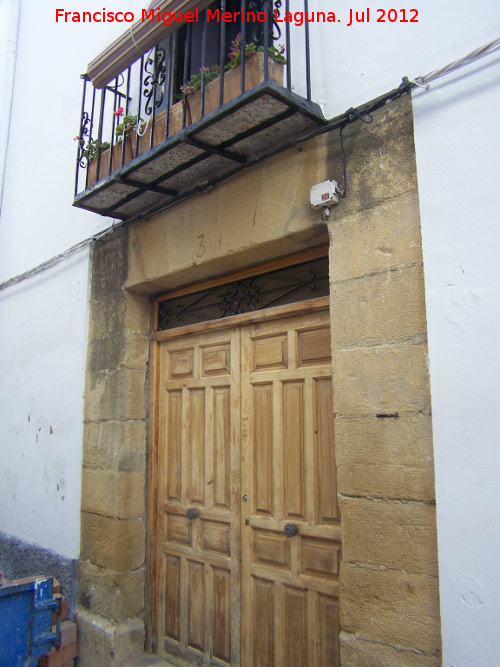 Casa de la Calle Matillas n 3 - Casa de la Calle Matillas n 3. Portada