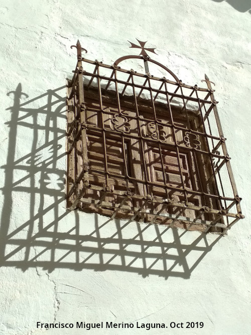 Casa de la Calle Gins Gmez n 4 - Casa de la Calle Gins Gmez n 4. Reja de rosetas