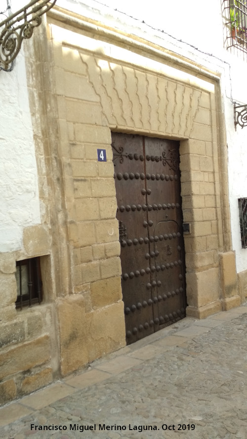 Casa de la Calle Gins Gmez n 4 - Casa de la Calle Gins Gmez n 4. Portada