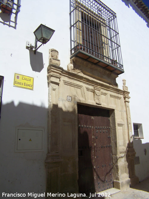 Casa de la Calle Gins Gmez n 3 - Casa de la Calle Gins Gmez n 3. Portada