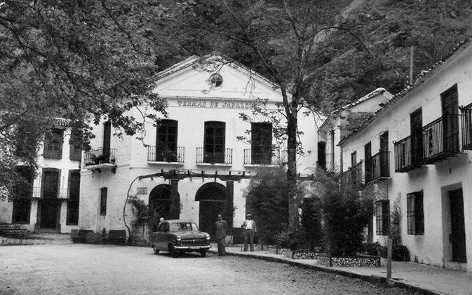 Balneario de Jabalcuz - Balneario de Jabalcuz. Foto antigua