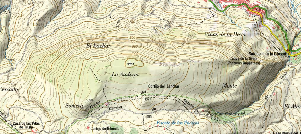 La Atalaya - La Atalaya. Mapa