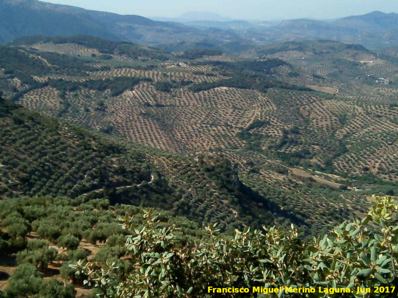 Fortn ibero romano del Pen del Ajo - Fortn ibero romano del Pen del Ajo. Desde la Loma de las Chozuelas