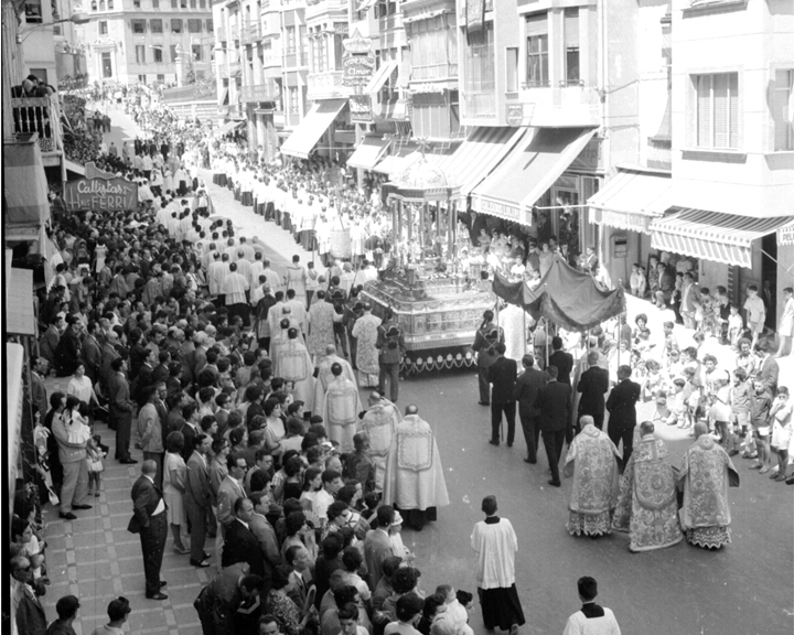 Calle Bernab Soriano - Calle Bernab Soriano. Foto antigua. El Corpus