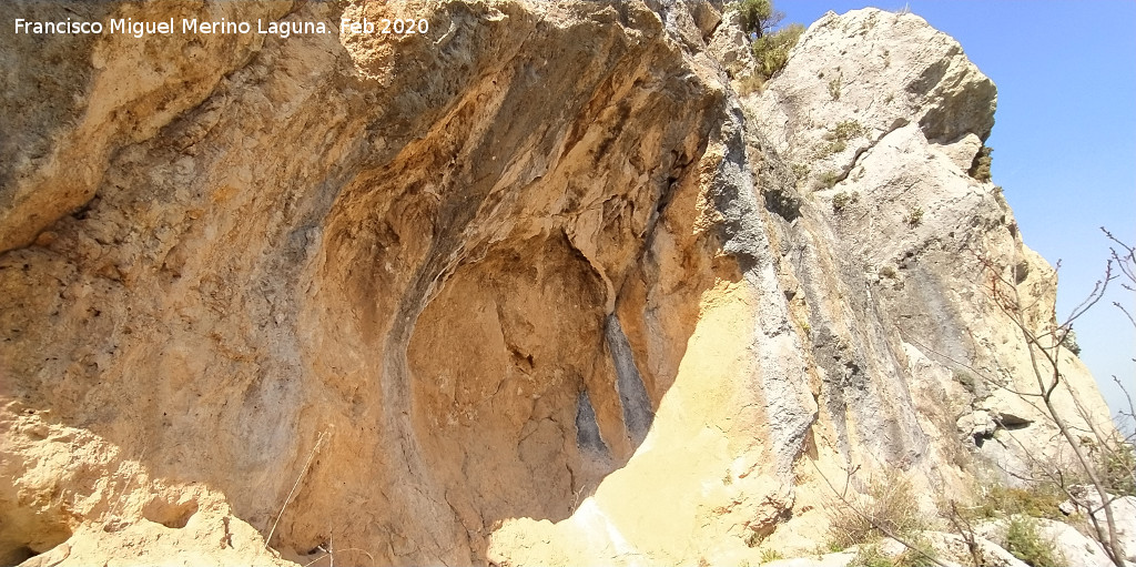 Pinturas rupestres Abrigo Este de las Pe�as de Castro III - Pinturas rupestres Abrigo Este de las Pe�as de Castro III. Abrigo