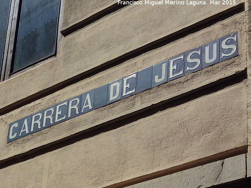 Calle Carrera de Jess - Calle Carrera de Jess. Azulejos