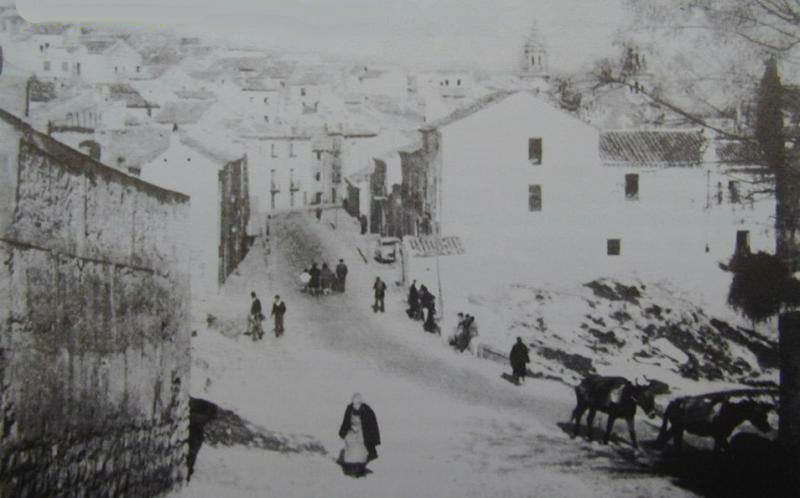 Calle Carrera de Jess - Calle Carrera de Jess. Foto antigua