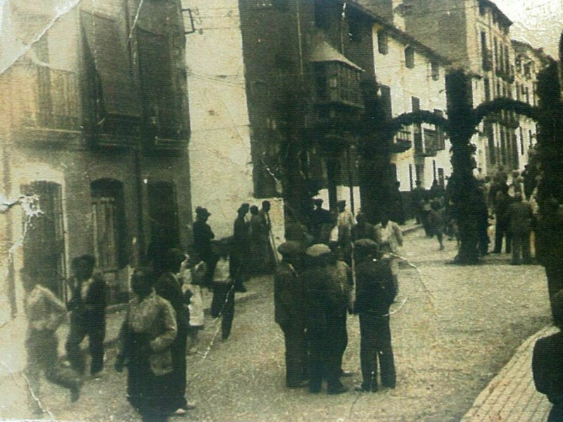 Calle del Santo - Calle del Santo. Foto antigua