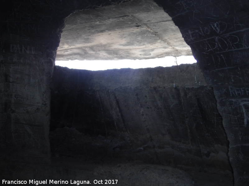 Bunkers del Cerro de las Chabolas - Bunkers del Cerro de las Chabolas. Puesto de ametralladora