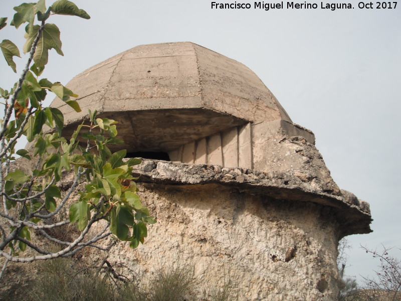 Bunkers del Cerro de las Chabolas - Bunkers del Cerro de las Chabolas. Nido de ametralladoras